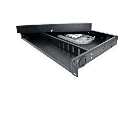 96 Port Rack Mount LC Quad Fibre Optic Patch Panel Rack Mount 321-4LC096X