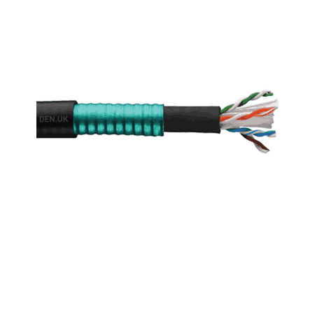 CAT 6 U-UTP DOUBLE JACKET STEEL TAPE ARMORED CABLE 113-2084H104X
