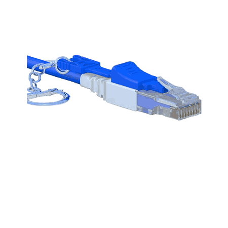 CAT 6A S-FTP KEY LOCK PATCH CORD 127-A2501X