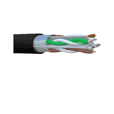 CATEGORY 6 F-UTP 4 PAIR 24 AWG DOUBLE LAYER PE JACKET EXTERNAL CABLE 120-20233204X