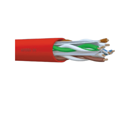 CATEGORY 6 U-UTP 24 AWG 4 PAIR CABLE E-SERIES, PVC 120-4000B104X
