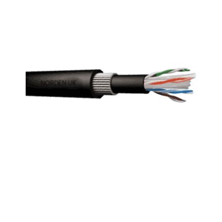 CATEGORY 6 U-UTP DOUBLE JACKET ALUMINIUM WIRE ARMOURED EXTERNAL CABLE 113-20B1A104X
