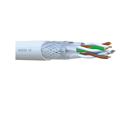 CATEGORY 8 S-FTP 4 PAIR 22 AWG CABLE 109-10002504X