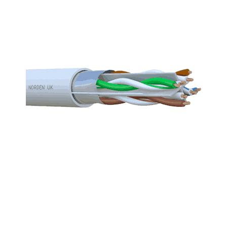 Category 6A F-UTP 4 PAIR CABLE 114-10001204X