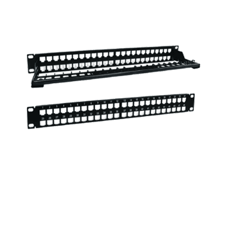 HIGH DENSITY 1U LOADED 48 PORT PATCH PANEL 121-33T09048L
