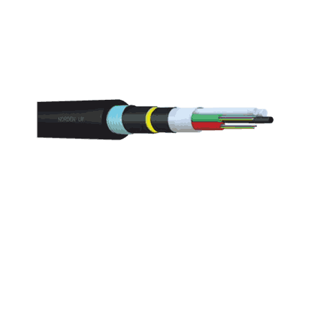 TRIPLE JACKET GLASS YARN STRENGTH STEEL TAPE ARMOURED OPTICAL CABLE HDPE 3164-H4032OS2CL