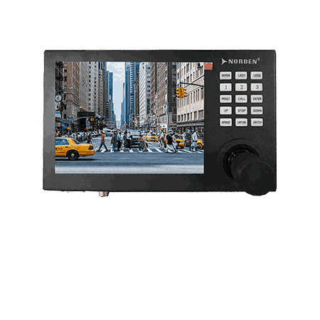 Norden PTZ Keyboard controller with 8” inch LED Screen for Vehicles ENJ-P0102V