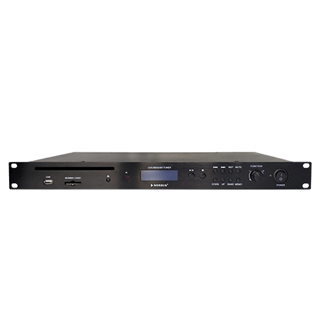 Compact Rack mountable CD player with USB-FM-Bluetooth